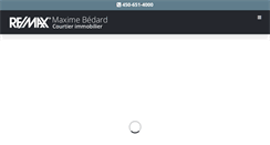 Desktop Screenshot of maximebedard.com